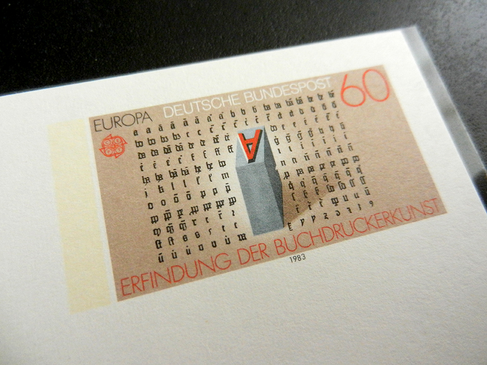Sunday stamps! From Gurup Stüdyo's archive: Deutsche Bundespost/1983

#typography #stamp #typedesign