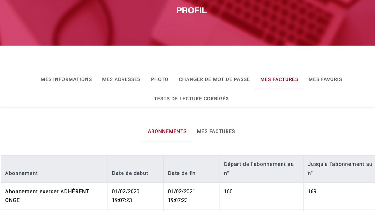 Pour les abonnés, dans l'onglet "mon profil" puis "mes factures", vous pouvez consulter les conditions de votre abonnement actuel, et ainsi vous assurer que vous êtes toujours abonnés. Poke  <a href="/dFoFair/">dFoFair</a>.