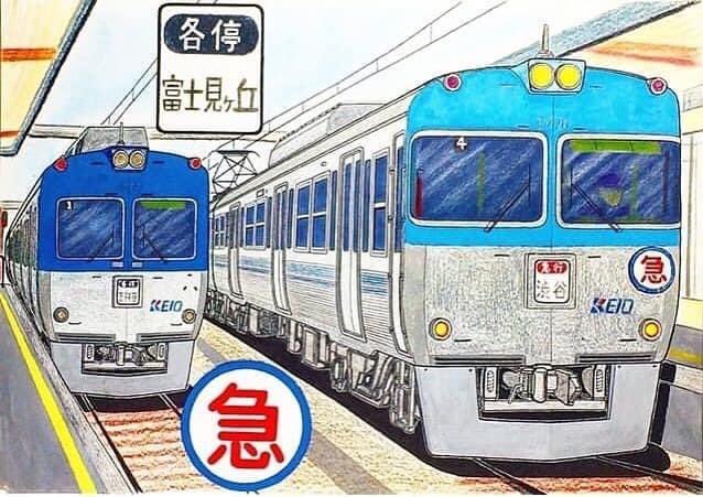 ガン神様しひろ しひろ イラストコレクション 鉄道イラスト 鉄道車両 描き鉄 関東の 通勤電車 私鉄 通勤形電車 京王電鉄 京王 のかっての主力車両 往年の名車両 井の頭線 3000系 原型車 リニューアル車 T Co Gtqtlbfkfs Twitter
