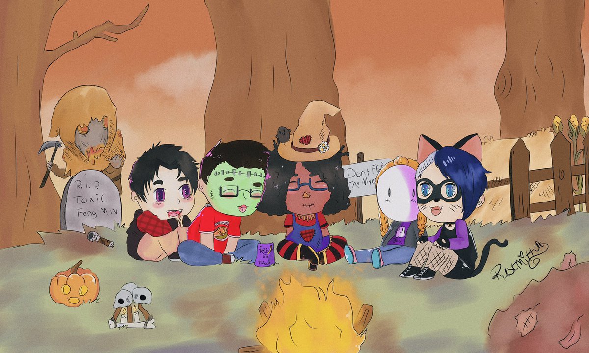 rustmittens's tweet image. The spooky season 🔪⚰️🎃👻#dbdblight #dwightfairfield #deadbydaylight #deadbydaylightfanart #jakepark #megthomas #neakarlsson #claudettemorel