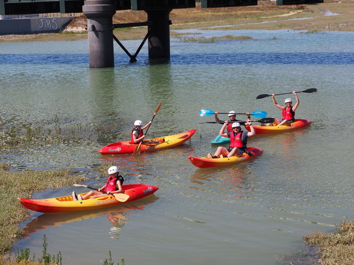 Family taster sessions. The Adur Centre provides group sessions in paddlesports, mountain biking and climbing! Contact us if you are looking to have an adventure. #familyadventure #paddlesports #shoreham #mountainbiking