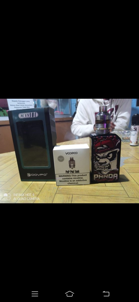 robby06_'s tweet photo. @jakartaakeras Mumpung rame mau jual vape DOVPO kondisi mulus no minus fullshet tinggal pake aja 500k net ya Kaka makasih. https://t.co/gAfkGVN6nl