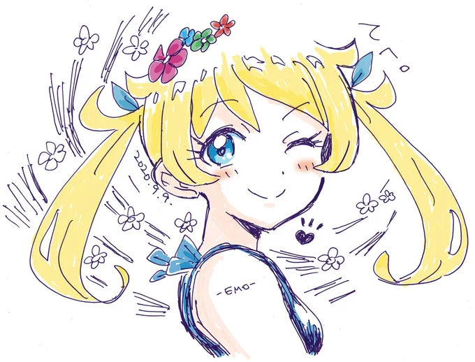 #ウインクの日 
結構ウインク率高いと思ってたけど最近はそれほどでもなかった 