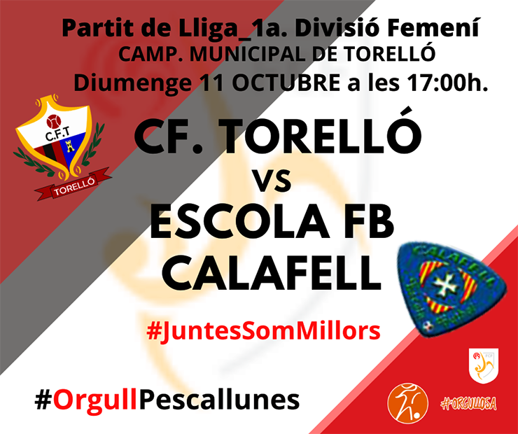 cftorello's tweet photo. Tarda de futbol FEMENÍ al municipal Torellonenc, el nostre Sènior s'enfronta al @efbcalafell Us hi esperem #Respectem les mesures de #Seguretat #SomdelTorelló #ADNpescallunes @FutfemM @FutfemPuntCat @settorello @LaPreviaOsona @el9nou #JuntesSomMillors https://t.co/l7xAkByNbS