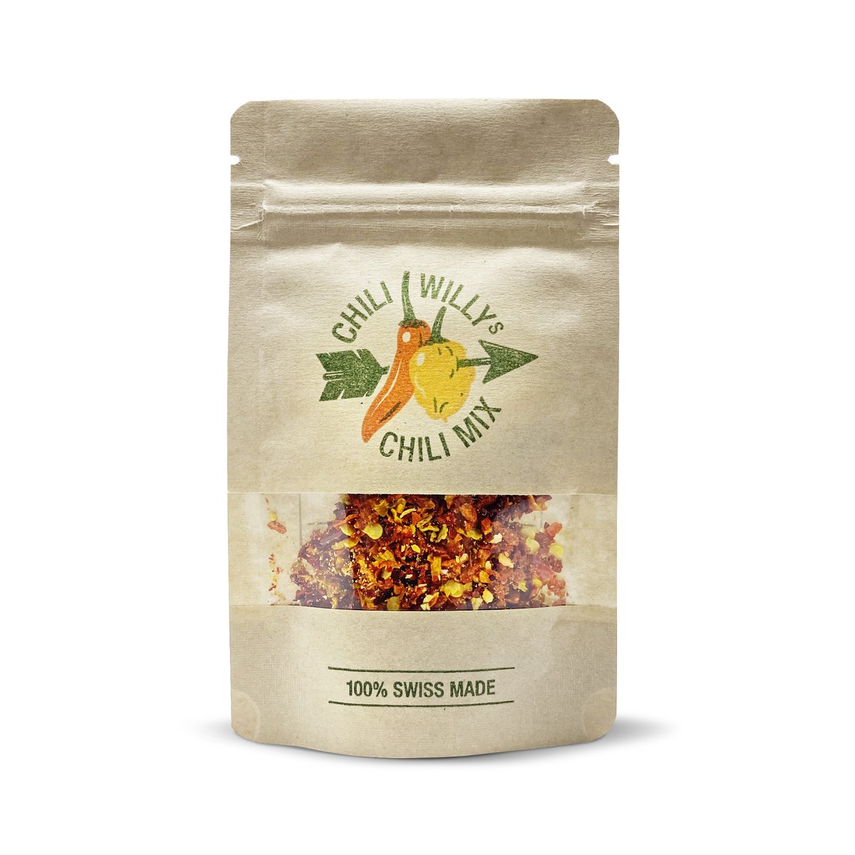Mer stelled vor / we introduce:

Chili Willy's Chili Mix

Zuefälligi Mischig vo eusne lieblings Chilis - jedes Päckli schmöckt es biz andersch!

Random mix of our favorite chilis - every package tastes a bit different!

chiliwilly.ch/produkt/chili-…