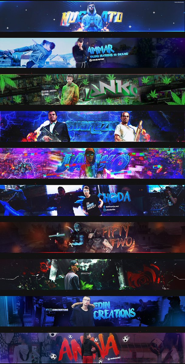 PrismaVisuals's tweet image. Do you need Graphic Designer to help you out with YouTube Banner, Twitter Header, Logo Design or even Stream Package? If so feel free to DM me and let's work together. 🔥