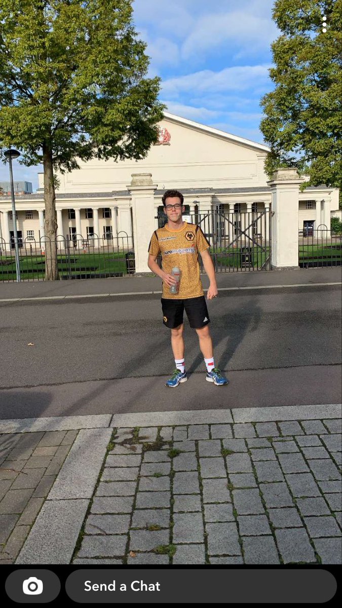 SamCSSmith's tweet image. 26.2 miles around Leicester. All in support of the @wwfcfoundation. Starting at Victoria park this morning- Let’s go🐺#wwfc #wolvesfoundation #marathon