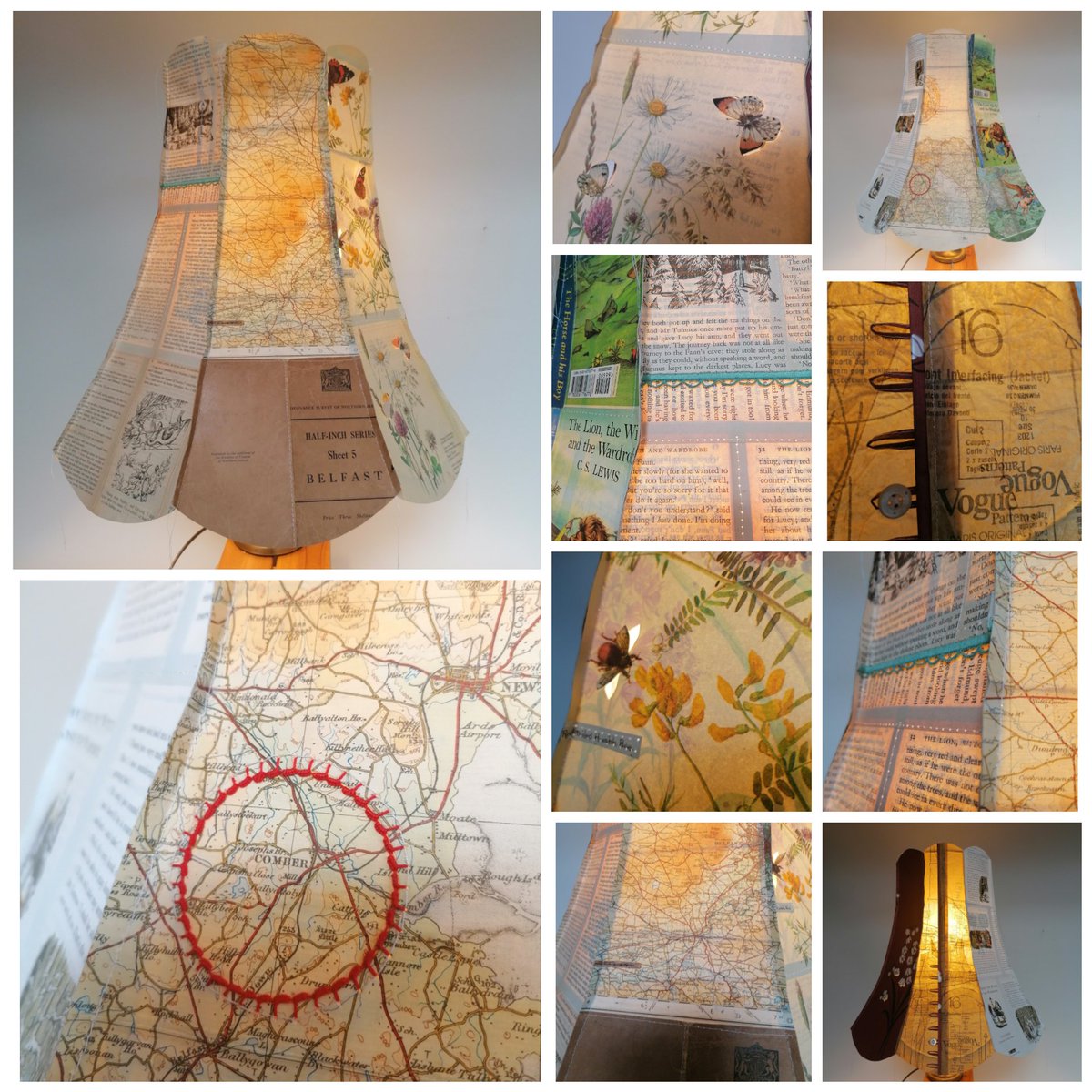 paperjennifer's tweet photo. Lovely site specific light shades for the beautiful @doghousegallery in Northern Ireland...
#jennifercollier #contemporarylighting #picotstitch #needlelace #stitchedpaper #recycledpaper #recycledbook #contemporarysmocking #smocking #thelionthewitchandthewardrobe #buttonloops https://t.co/nZKgcDTDcg
