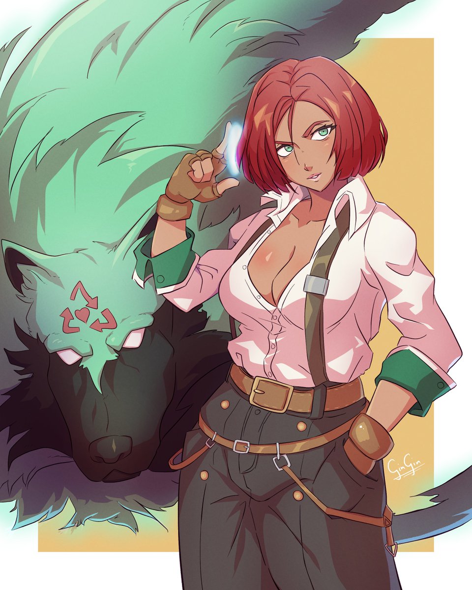 GingintheGreat's tweet photo. Went back to do some edits but I am 200% gonna draw #Giovanna more often and take my time doing so instead of trying to rush it like I did lol. She do be hitting differently.
#GuiltyGearStrive #HereComesDaredevil #HeavenOrHell #LetsRock #GGSTๅคง็บ่กจ #GGST https://t.co/oC2Ry6VC1Z