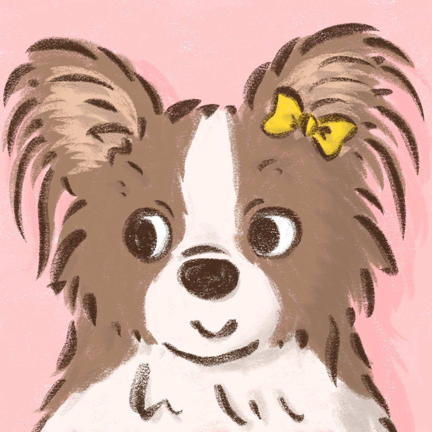 えびんぐ イラストレーター パピヨン メイキング タイムラプス です イラスト かわいいイラスト パピヨン Papillon 犬 Dog Animal Puppy Illustration Art Artwork Drawing Painting Procreate 일러스트 メイキング
