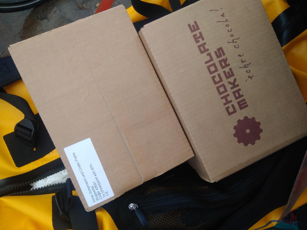 Cargobikewoman's tweet photo. @schokofahrt Team Wuppertal läd auf und rollt gleich in Richtung Heimat. https://t.co/CdIFhdN4CZ
