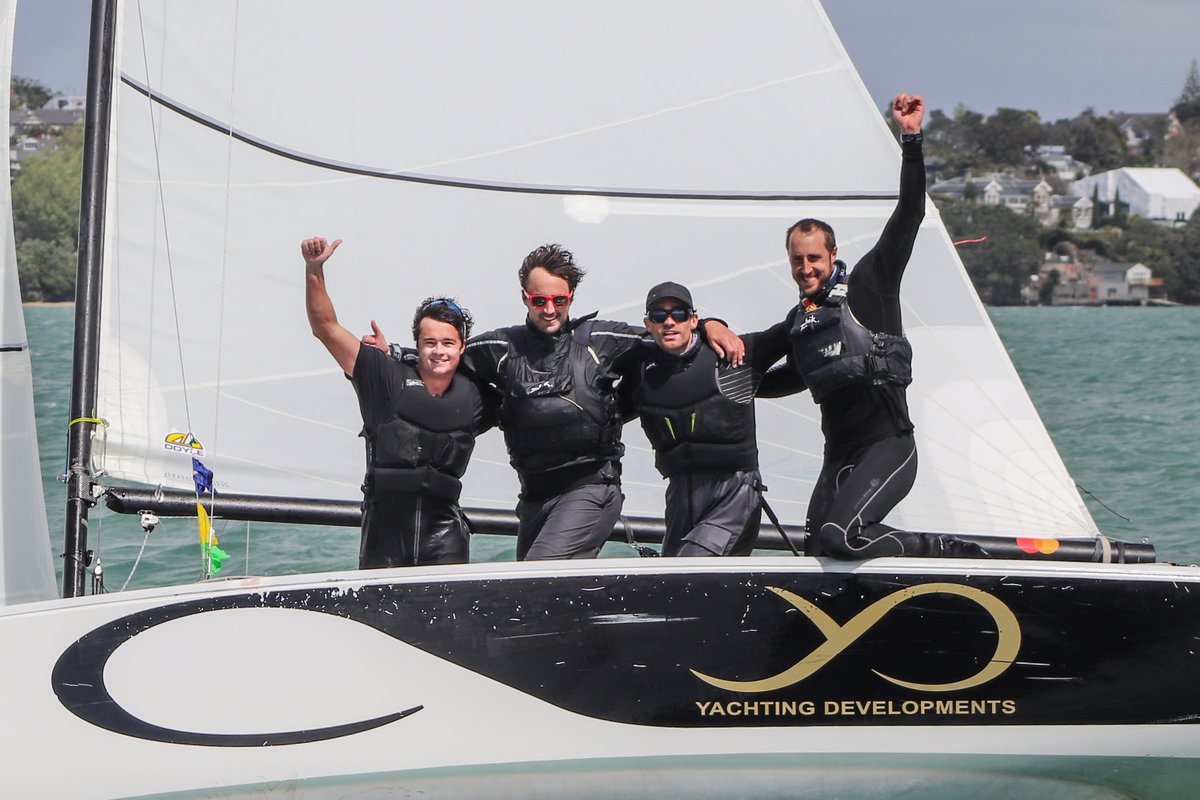 2020 Yachting Developments New Zealand Match Racing Champions - Graeme Sutherland, Sam Meech, Logan Sutherland, Micah Wilkinson 🏆

📸 Andrew Delves #RNZYS

Full report 👇

rnzys.org.nz/sutherland-pre…