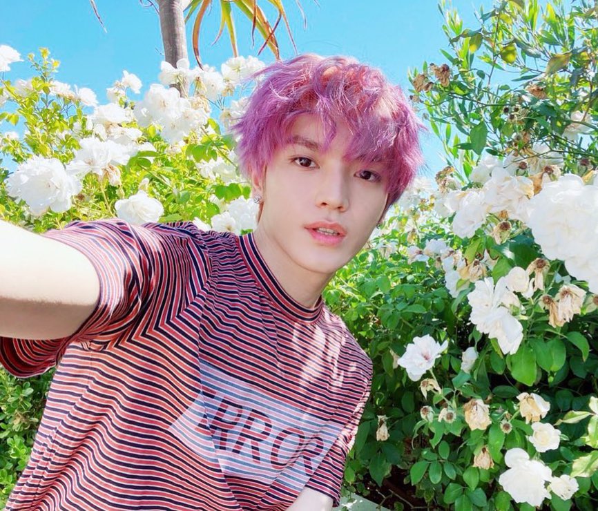 sweetpotaedo's tweet photo. taeyong with wavy hair https://t.co/002MbYY6mi