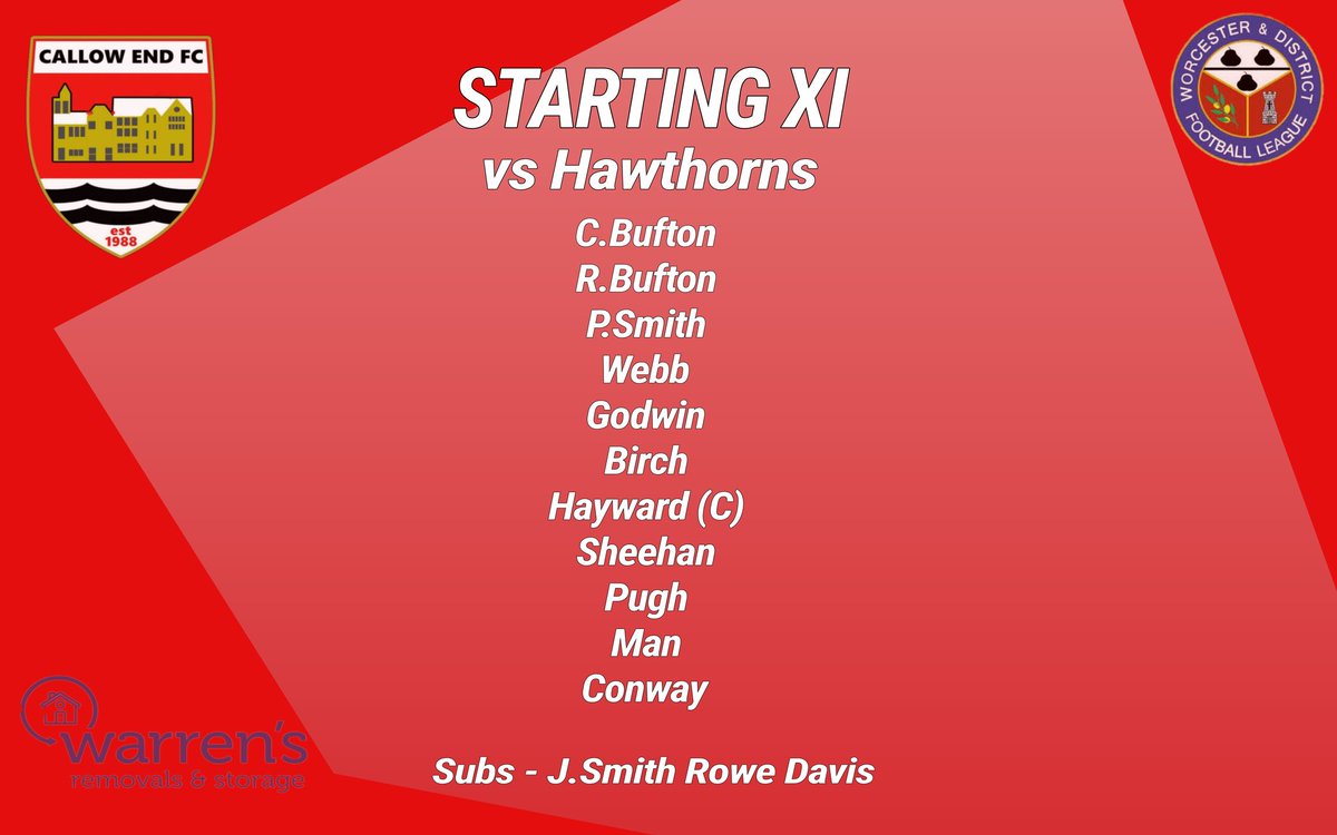 Teams are in debuts for
 Conway , R.Bufton , C.Bufton