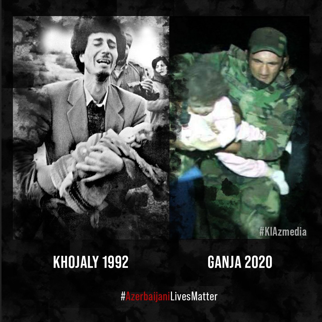 DevelopKarabakh's tweet photo. Ходжалы, 1992 - Гянджа, 2020

 Террористическая Армения никогда не отказывается от своей жестокости по отношению к невиновным азербайджанцам
#НеверьтеАрмении https://t.co/UyORLQH9cj