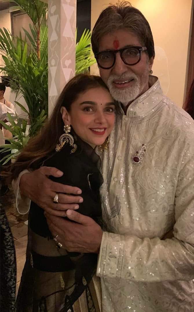 Then, now and forever a legend.
Happy happiest birthday to Sr Bachchan sir  -- Aditi Rao Hydari 