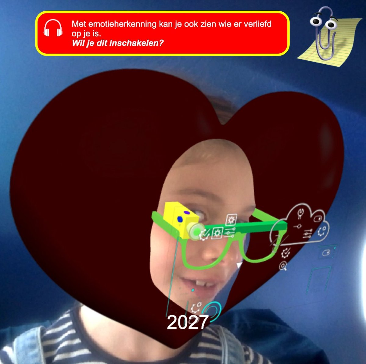 In de kinderversie van de #Futurotheek vertalen we geavanceerde technische features van de toekomstige AR bril naar concrete alledaagse use-cases in hun eigen belevingswereld