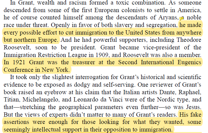 [tell me again how the current US policy on immigration is different to that of the eugenics informed immigration policy of the 1910s and 1920s]