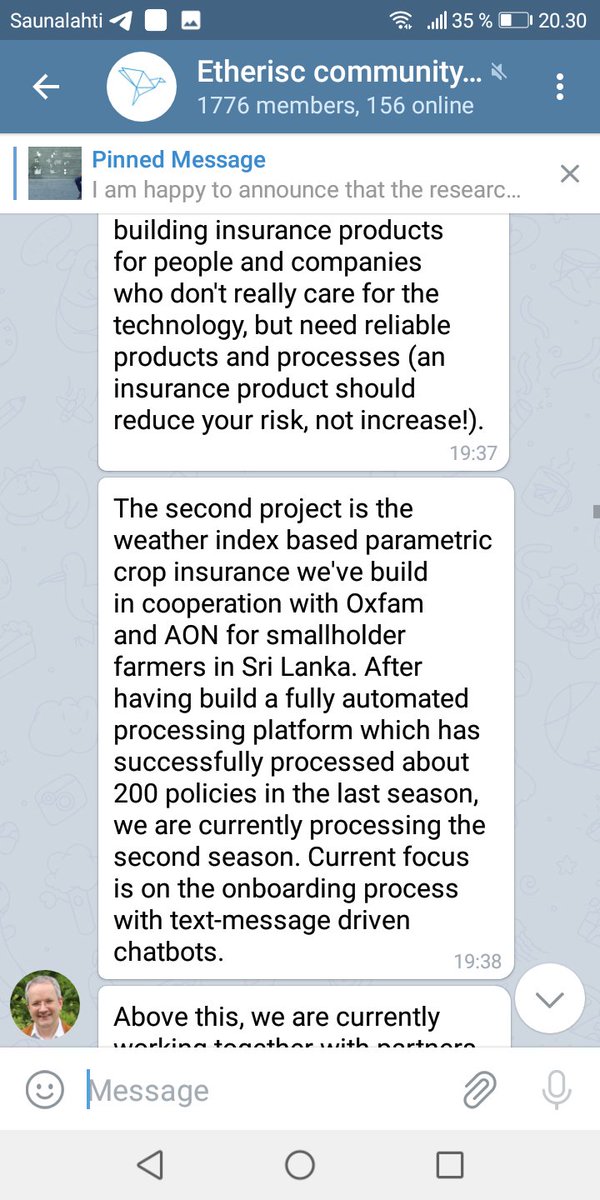 Etherisc  $dip staking confirmed and ongoing projects thread 1/3: