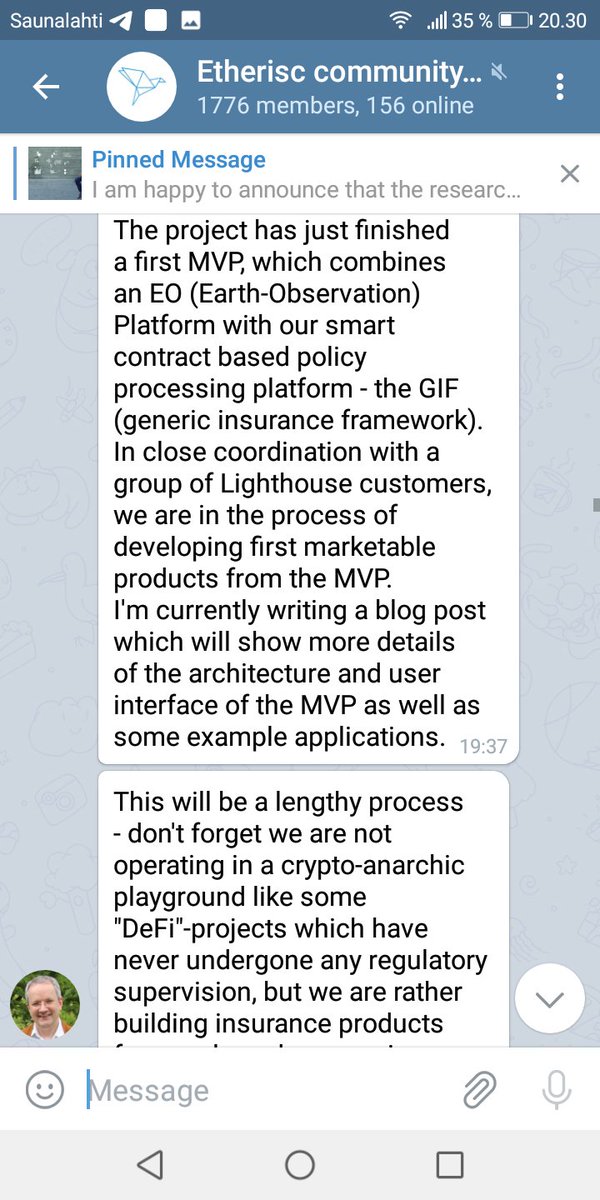 Etherisc  $dip staking confirmed and ongoing projects thread 1/3: