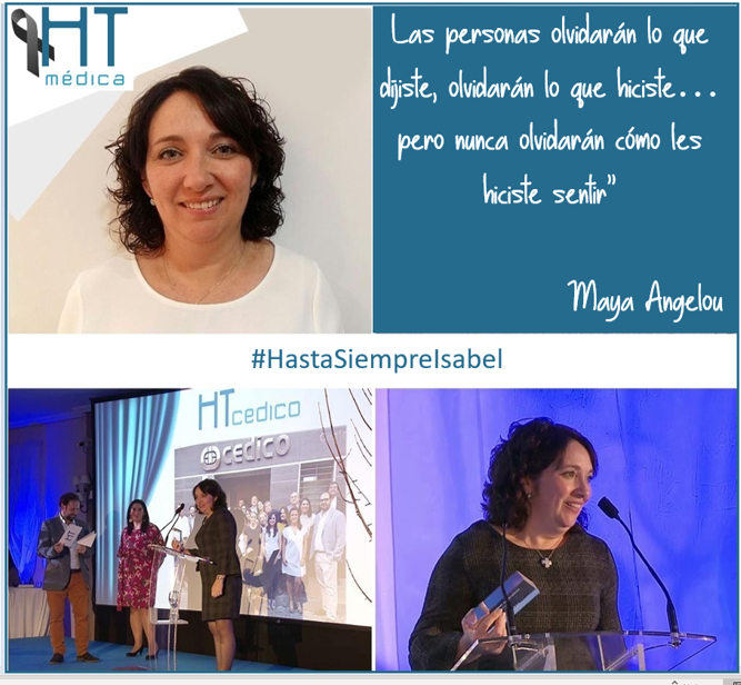 HTmedica's tweet photo. Hoy lamentamos profundamente la partida de nuestra compañera Isabel Ortega. 

No te decimos adiós, Isabel. Te decimos hasta siempre, porque tu sonrisa y tu recuerdo, viven y vivirán en cada uno de nosotros.

Gracias por tanto, querida Isabel. 💙DEP
#HastaSiempreIsabel https://t.co/cO7FM8GMPF