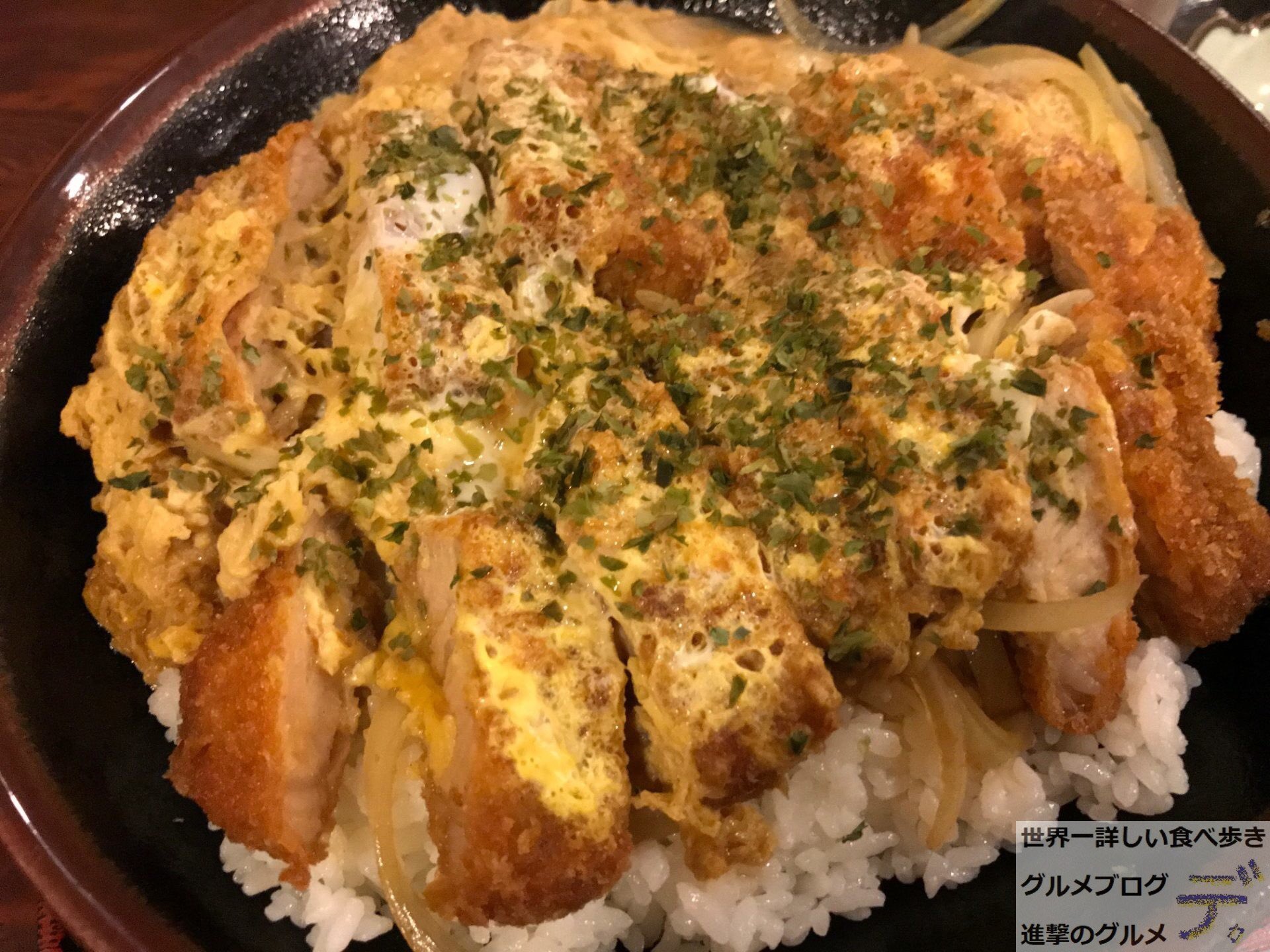進撃のグルメ 世界一詳しい食べ歩きグルメブロガー フォローするとグルメに詳しくなります 町役場 秋葉原駅 岩本町駅 ランチタイムに定食 カツ丼 天丼 親子丼 カレーなどが食べられる居酒屋です スペシャル大盛りかつ丼 1300円 は カツ2
