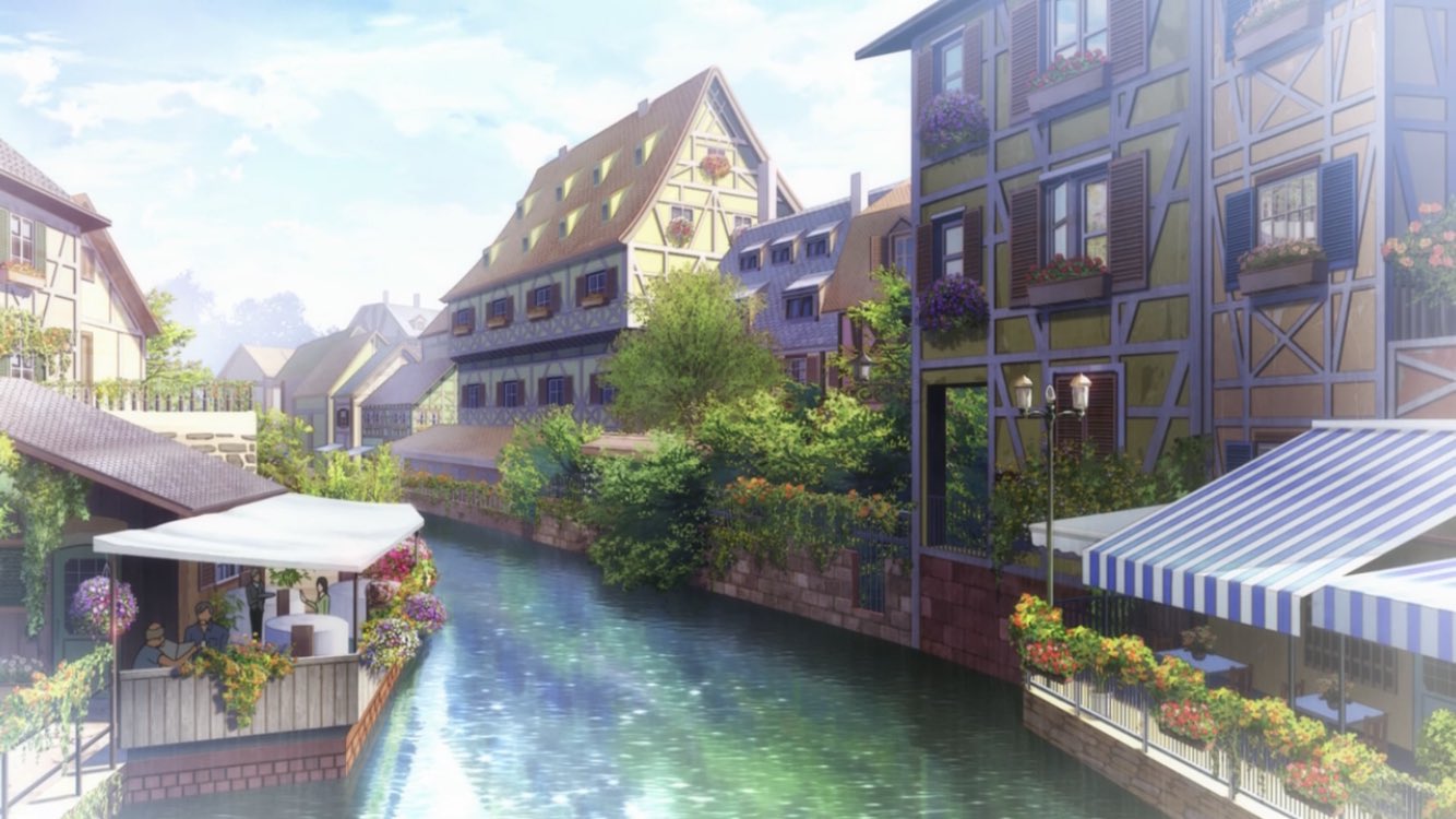 Twitter 上的 みささぎ ごちうさ3期1話冒頭の街の描写とコルマールで撮影した実際の風景 3期でも相変わらず街並みの描写が素晴らしくて泣きそうです ごちうさ3期 T Co 3ihassia Twitter