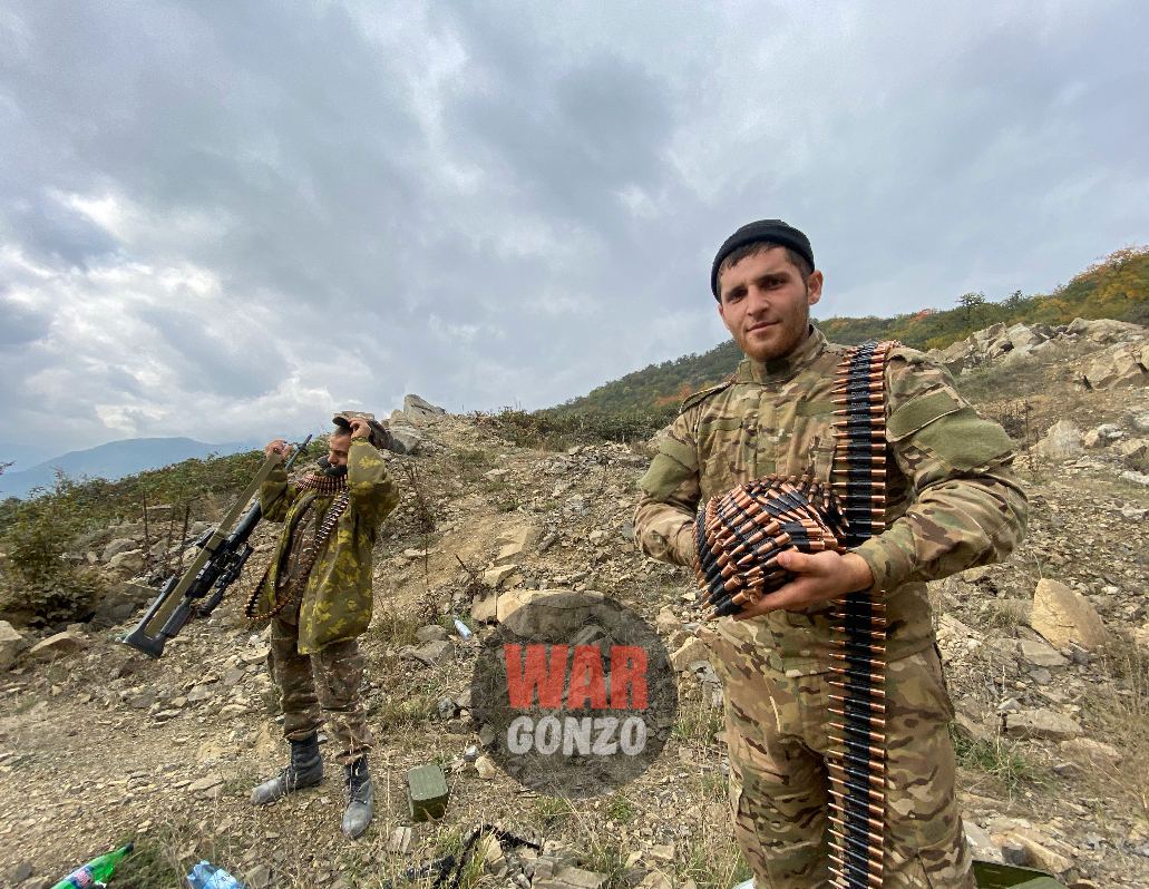 На высотах рядом с Гадрутом. На высотах рядом с Гадрутом.