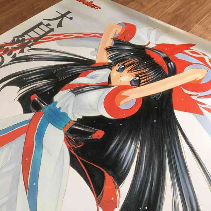 日本産 サムライスピリッツ ナコルルリムルル 等身大 ポスター