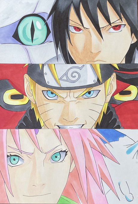 ナルトのtwitterイラスト作品