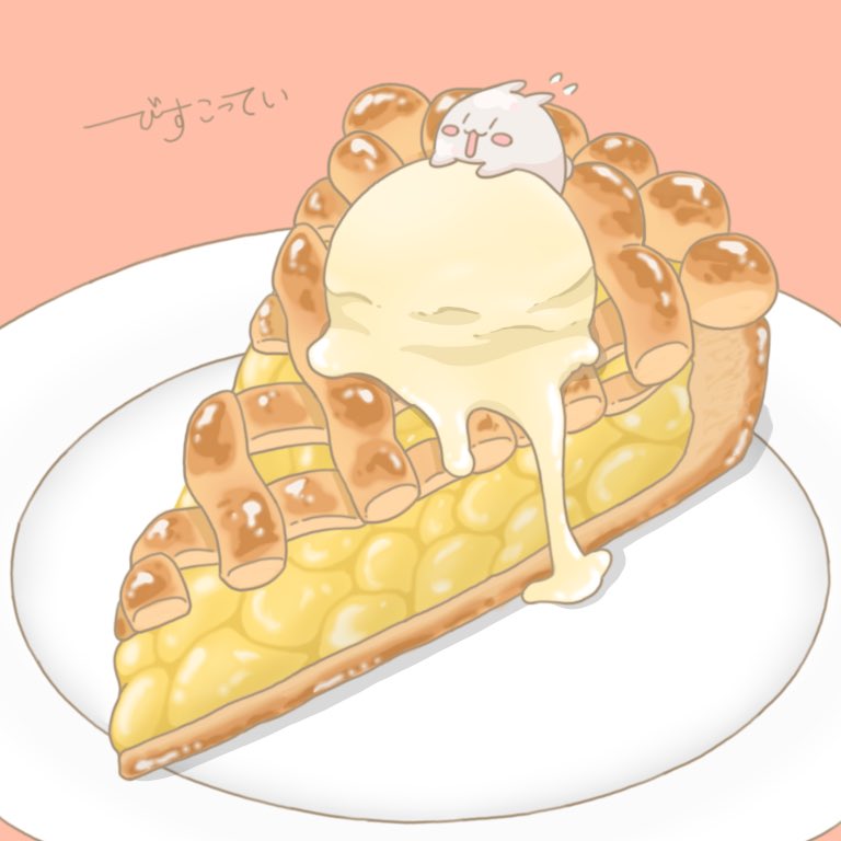 食べ物に隠れる まるまるつるっとしたうさぎ まとめ 私の絵柄が好みって人にフ びすこっていのイラスト
