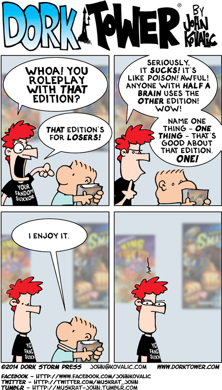 DmEducational's tweet photo. And that's all that matters...
My position on #EditionWars.
#DnD #TTRPG #DungeonsandDragons https://t.co/XoFQBJD9gx