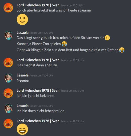 _Lesaela's tweet photo. Ob @LordHelmchen78 und ich Angst vor @Zelastion haben?
Neee, würd ich so jetzt nicht sagen... wie kommst du da jetzt drauf? 🤔
#streamgetiere #twitch #streams https://t.co/gW9TUTDHBh