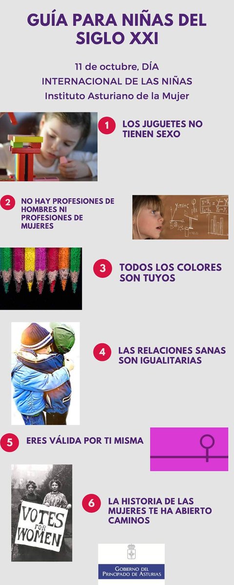Muy acertado el enfoque de esta Guía para niñas del siglo XXI del  <a href="/GobAsturias/">Principado de Asturias</a> con motivo del #DiadelasNiñas #diainternacionaldelanina #11O 💜♀️🦋 gracias, <a href="/NuriaVarela/">Nuria Varela</a> y equipo 👏🏾👏🏾