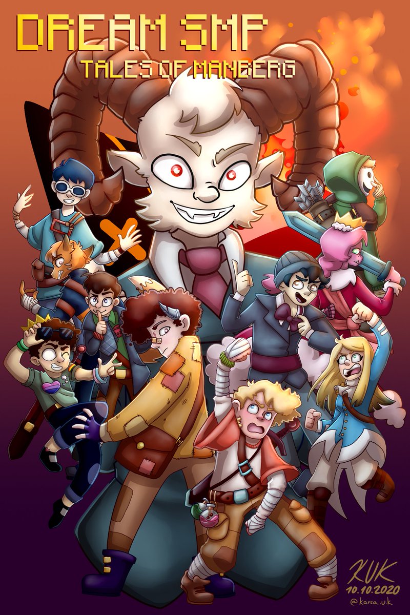 picture Tales From The Dream Smp Posters dream smp poster dreamsmp