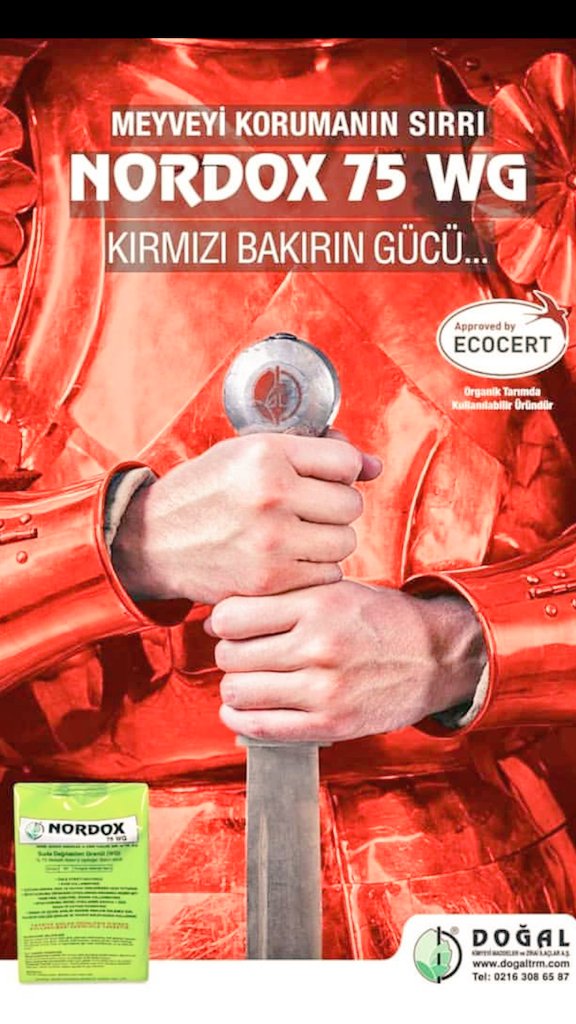MEYVE AĞAÇLARINIZI KORUMANIN SIRRI NORDOX 75 WG DE ...
KIRMIZI BAKIRIN GÜCÜNÜ KEŞFEDİN...
ECOCERT SERTİFİKASI İLE ORGANİK TARIMDA DA KULLANILAN NORDOX 75 WG NİKSAR DA HASAT TARIM DA ÜRETİCİLERİMİZE SUNULMUŞTUR..
#niksar #tarım #nordox #meyve #ceviz #doğal #organik #bakır #ecocert
