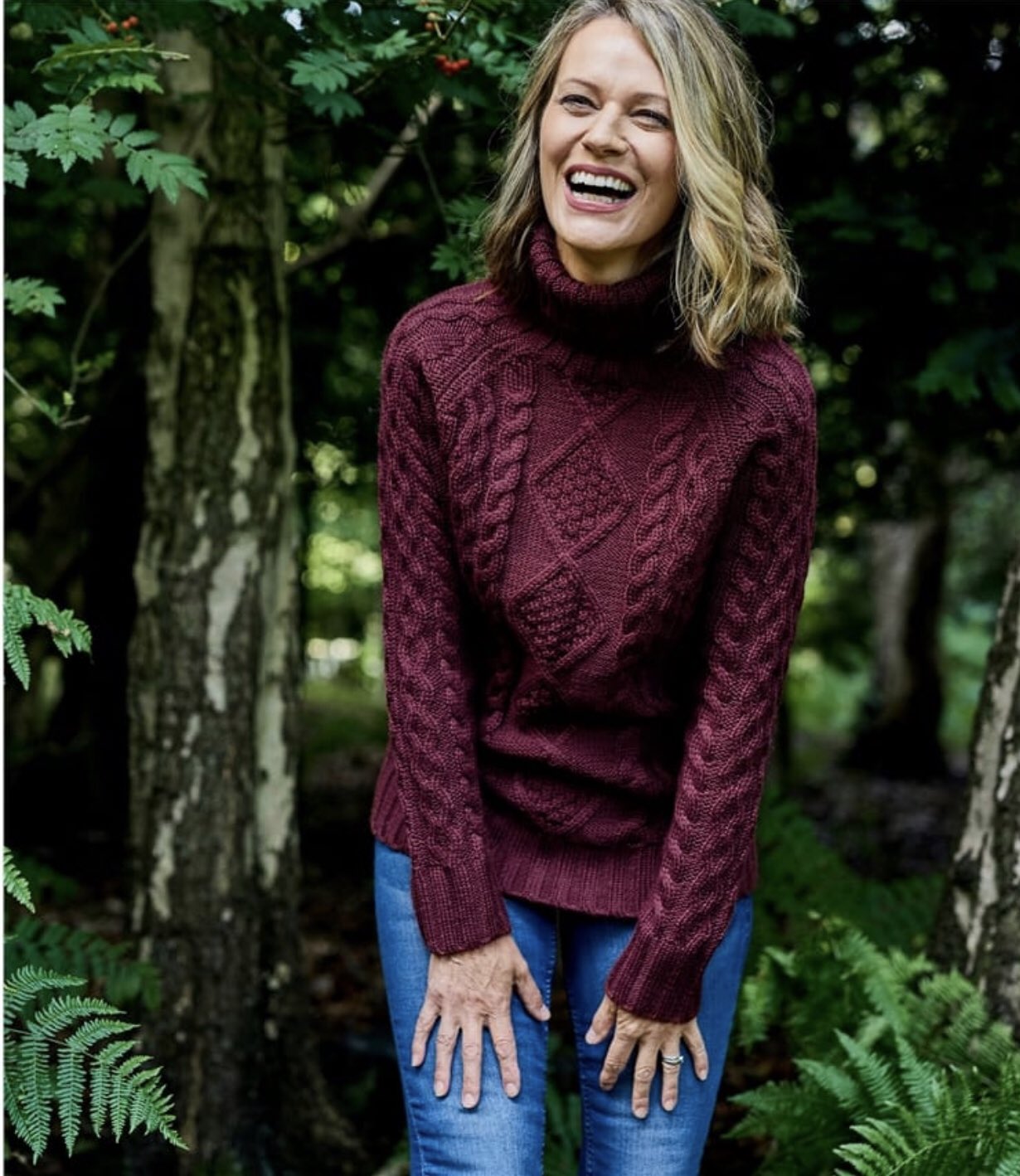 woolovers roll neck jumpers