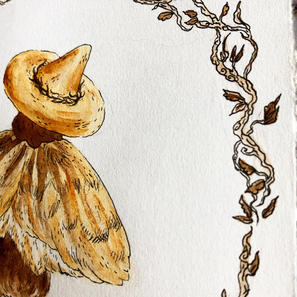 Witchtober day 8 ~ moth
-
🍂Autumnal moth🍁 don’tcha just love autumn colours? ☺️
-
Fine liner pen and watercolour illustration
<a href="/drawselby/">elby.draws ✨🌜</a>‘s witchtober challenge!
-
#elbydrawswitchtober #witchtober #moth #autumn #october #fall #cosyweather