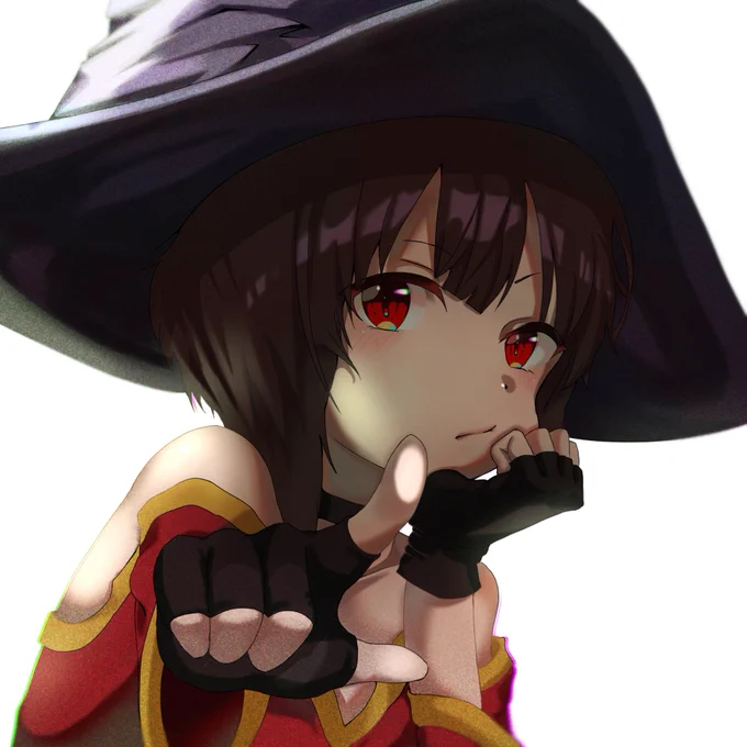昔の絵のリメイクめぐみん#このすば 