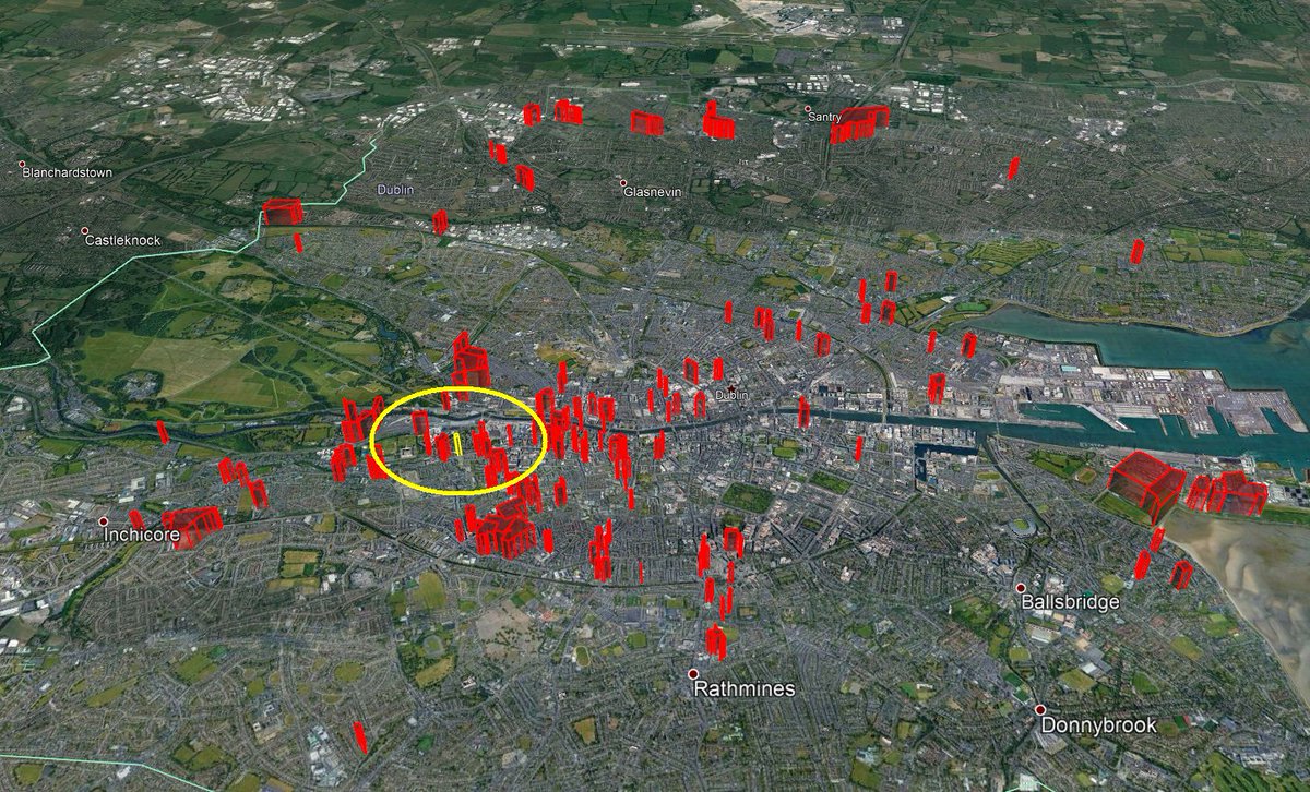 RobCross247's tweet image. Where did it all go wrong?🙈

#Dublin's reckless urban sprawl, land hoarding, dereliction,  vacant sites and we all wonder why there's a #HousingCrisis.

🟡 Yellow = 163-167 James Street, Dublin 8.
🔴 Red = Derelict / Vacants Sites.

Google Street View:🧐
goo.gl/maps/gJEZ8dKsA…