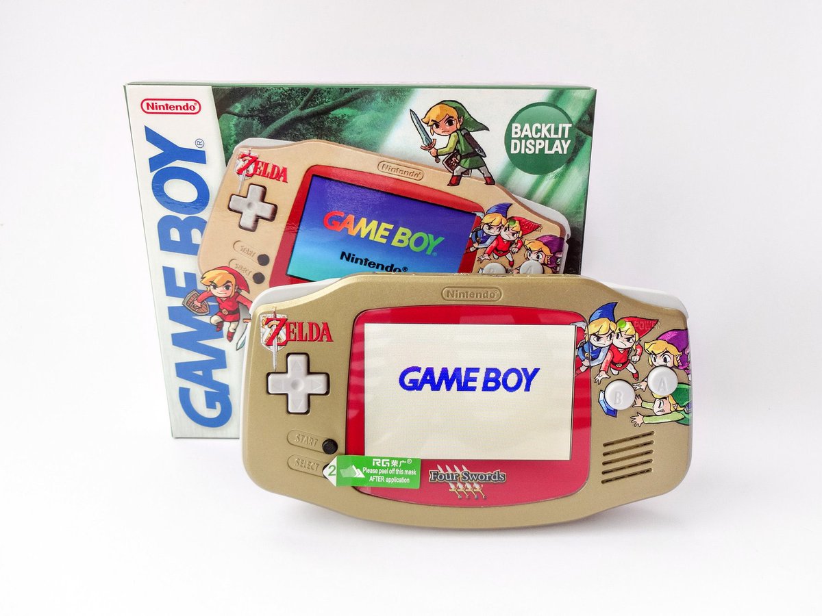 ColonelFalcon's tweet photo. 🅲🆄🆂🆃🅾🅼 🆂🆈🆂🆃🅴🅼 🅾🅵 🆃🅷🅴 🅳🅰🆈 

#GBSunday

Creator: GameBoyKingdom
System: GBA 
Theme:  Four Swords #Zelda 

I like how this creation also has it’s custom box. This sort of craftsmanship really makes me appreciate it more! What are your thoughts? #gaming #Nintendo https://t.co/SoJm8L7ehW