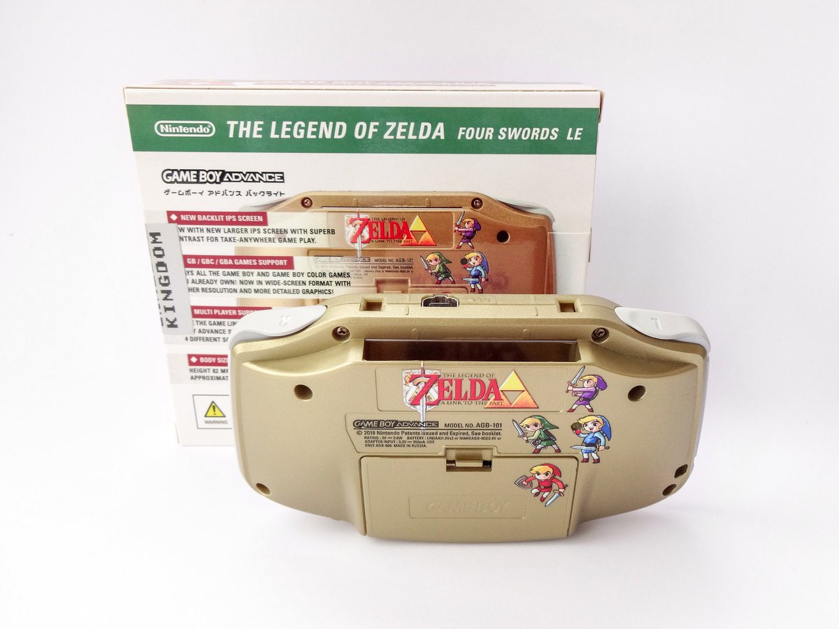 ColonelFalcon's tweet photo. 🅲🆄🆂🆃🅾🅼 🆂🆈🆂🆃🅴🅼 🅾🅵 🆃🅷🅴 🅳🅰🆈 

#GBSunday

Creator: GameBoyKingdom
System: GBA 
Theme:  Four Swords #Zelda 

I like how this creation also has it’s custom box. This sort of craftsmanship really makes me appreciate it more! What are your thoughts? #gaming #Nintendo https://t.co/SoJm8L7ehW