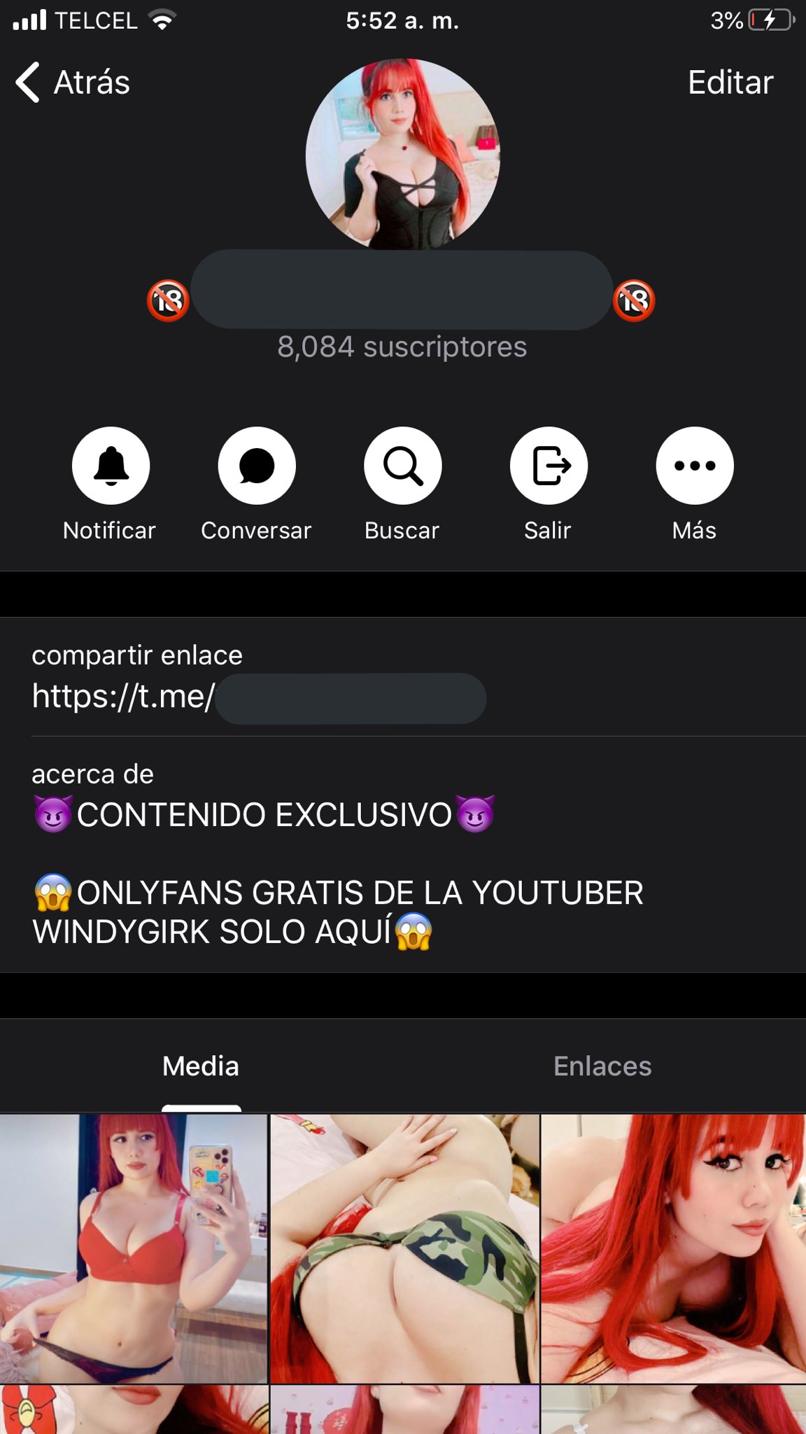 El.Héroe.Sin.Capa on X: Sería una lástima que alguien sea el administrador  de varios grupos de telegram @WindyGirk 🥰 t.coXKnWnzH0fU  X