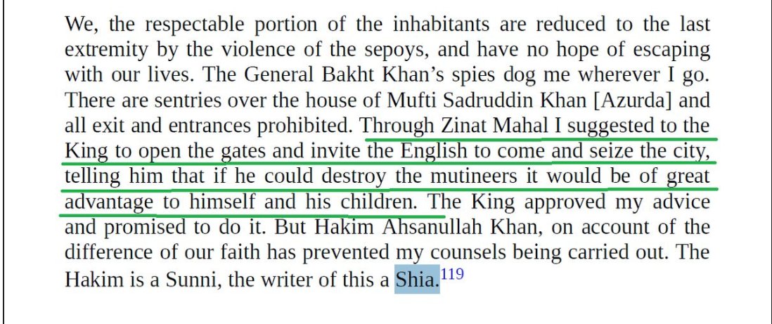 This is Baqar's first secret letter to the British written in July 1857 . He continued as a spy and informed everything happening in Delhi to the British. His letters are still in Delhi commissioner office