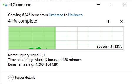 YorkshireTechy's tweet photo. Copying 184MB of files to a local #googledrive #drivestream folder, already taken a couple of hours with over 3 hours left! #cloudbackup is going to have to get faster than this! #yawn #watchingpaintdry #floppyswouldhavebeenquicker https://t.co/Q3GCIiPHvc