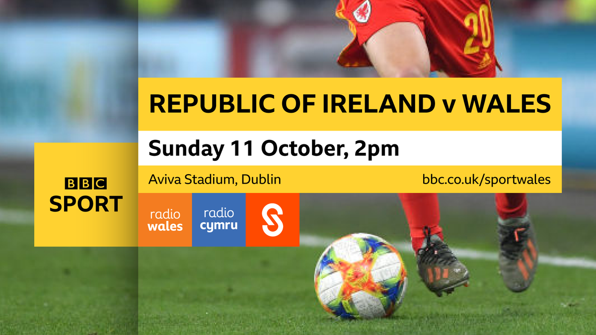 BBCWales's tweet photo. Wales and the Republic of Ireland are in the same Nations League group for the second year running.

Last year's total: Wales 5 - 1 Republic of Ireland.

⚽️ #ROIWAL KO: 2pm 

📻 Live @BBCRadioWales / @BBCRadioCymru 
📺 Highlights #MOTD Wales
📺 10.30pm BBC One Wales https://t.co/dMdFolBkIi