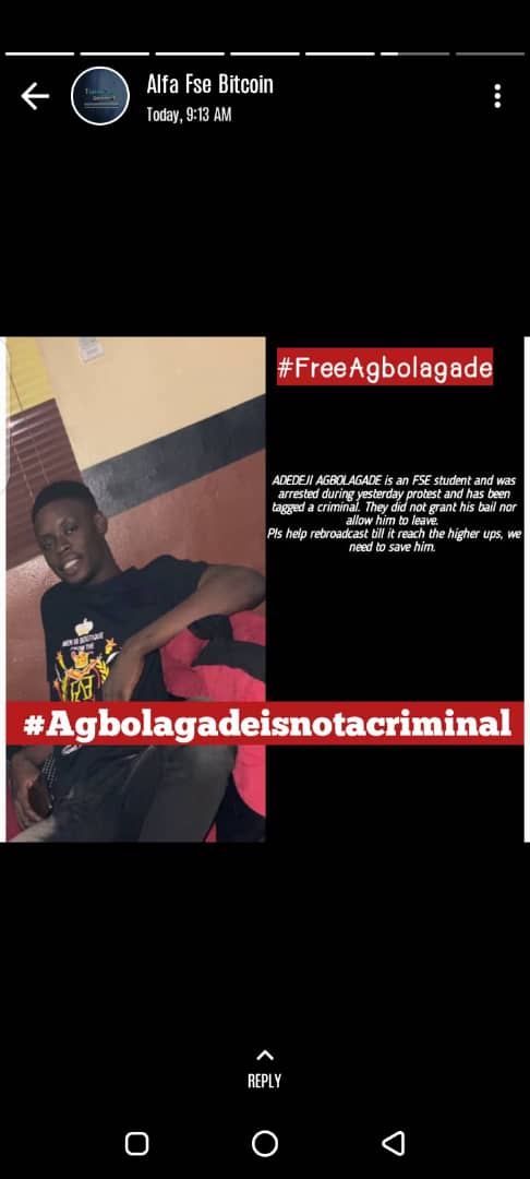 lumuyide's tweet photo. @iam_smalldoctor #freeagbolagade #heisnotacriminal https://t.co/2OhElTAWv7