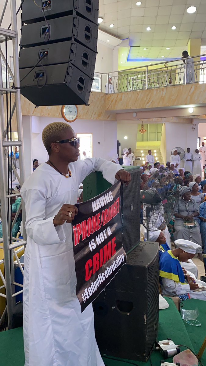 OurFavOnlineDoc's tweet photo. There’s nothing small about Small Doctor. From today henceforth, this man here is a giant.

Can I get an Amen? #EndSARS https://t.co/6ngpHZLZ66