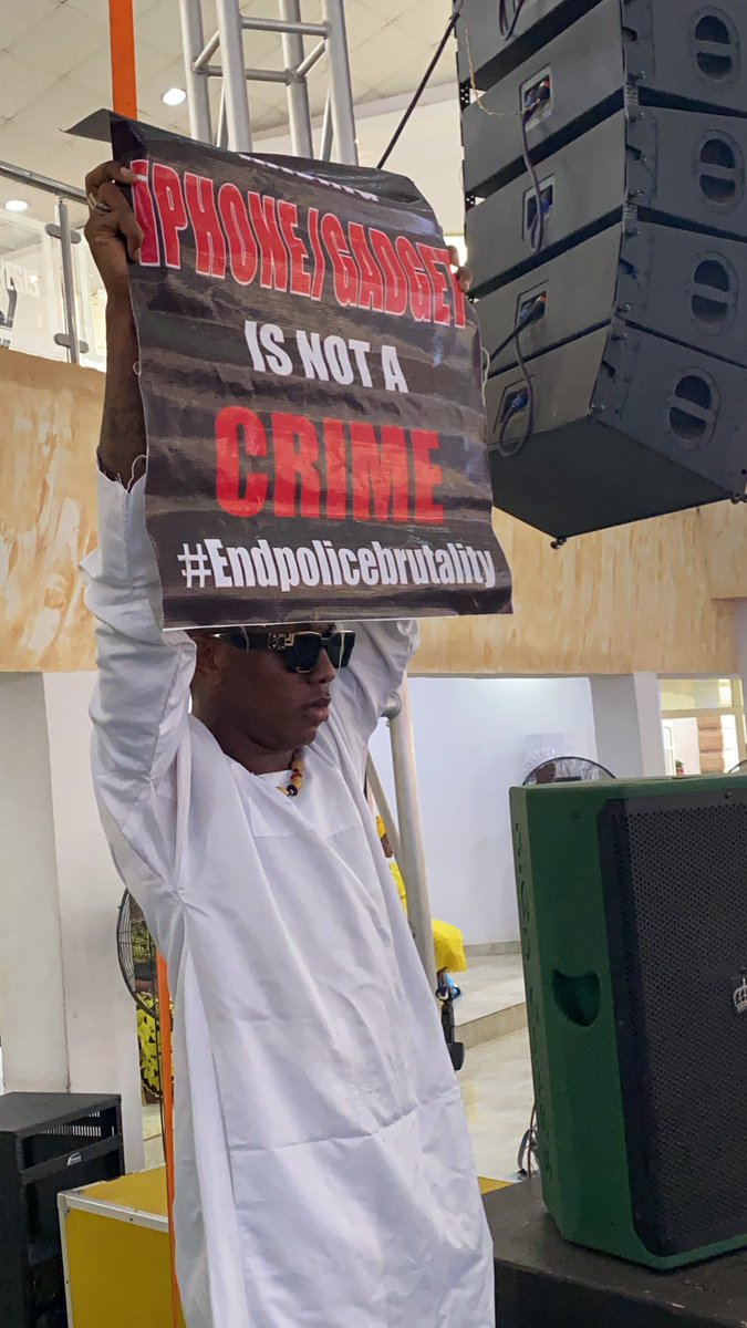 OurFavOnlineDoc's tweet photo. There’s nothing small about Small Doctor. From today henceforth, this man here is a giant.

Can I get an Amen? #EndSARS https://t.co/6ngpHZLZ66