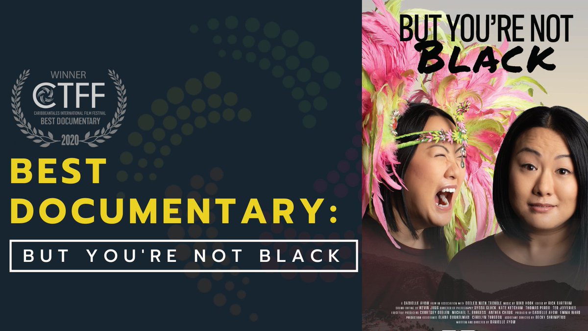 CaribbeanTales_'s tweet photo. And the 2020 CTFF Award for Best Documentary goes to.... But You're Not Black!! Congratulations @butyourenotblk @daniayow #CTFF2020 #CTFF15years 

@thearquives @weareyohomo @InsideOutTO @breakthroughsff @houseofshelland
@hotdocs @Wikulcha @PrideToronto @caribvoxx https://t.co/dGMuIr92af
